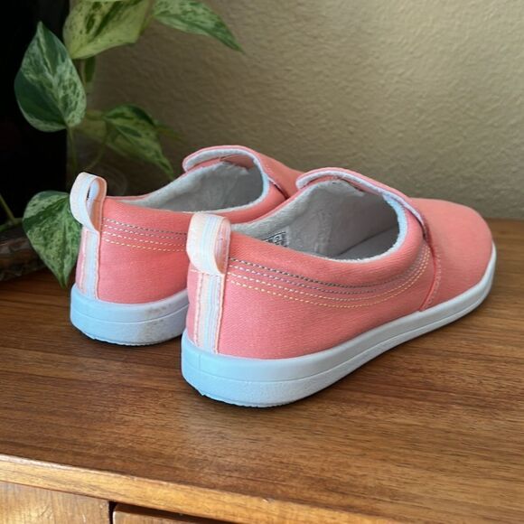 Vionic Beach Sneakers Shoes Marshall Peach 5 - Picture 3 of 9